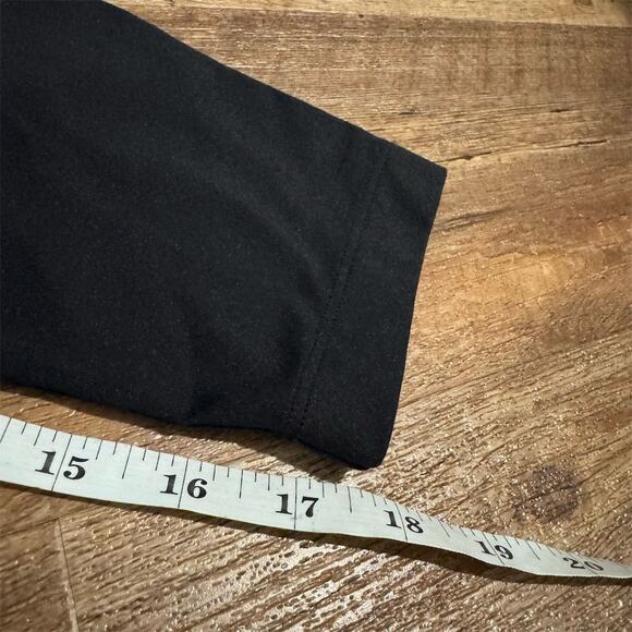 Chico's Stretchy Black Turtleneck Long Sleeve Top 1 US 8 Capsule Minimalist READ - Picture 8 of 8